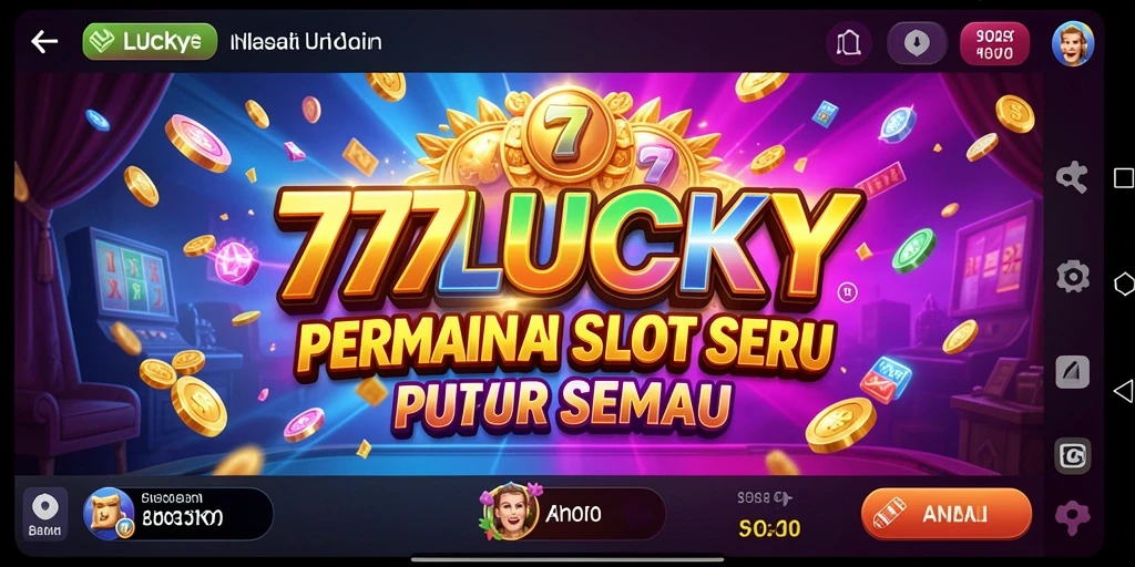 Screenshot utama 777LUCKY menampilkan gameplay Slot yang menarik.