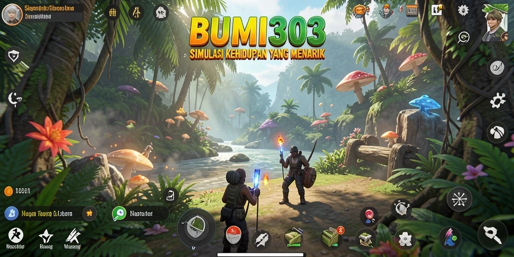 Tampilan gameplay BUMI303 yang sangat menarik dan interaktif.