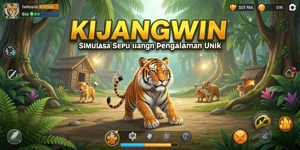 Tampilan utama gameplay KIJANGWIN yang seru dan interaktif.