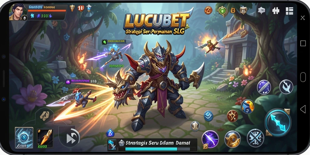 Tampilan gameplay LUCUBET yang penuh strategi dan aksi.