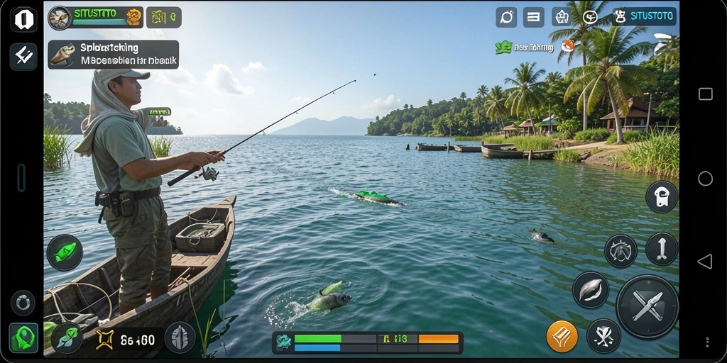 Tangkapan ikan yang spektakuler dalam gameplay SITUSTOTO.